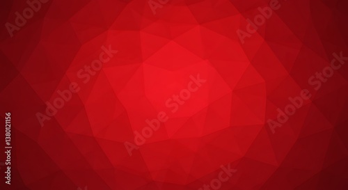Crimson Geometry AI Generated