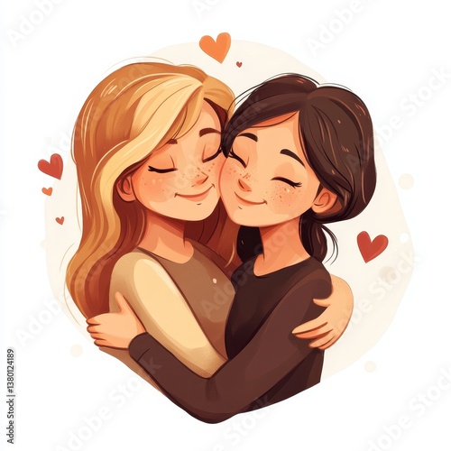 best friends icon AI