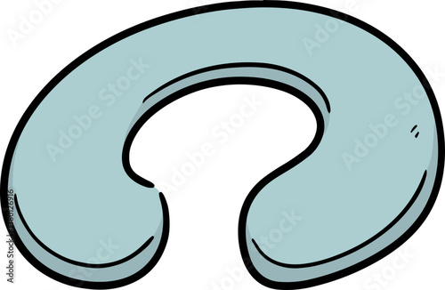 Illustration of neck pillow
