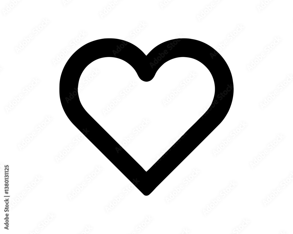 Heart logo design icon symbol vector template. Outline love heart logo icon vector illustration. Heart logo design icon symbol vector template. Outline love heart logo icon vector illustration.