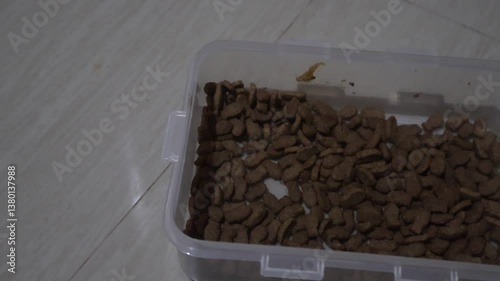 give cat  afoot at plastik ware