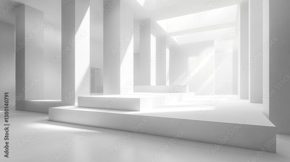 Sunlit Minimalist Architectural Interior Design Sunlit Minimalist Architectural Interior Design