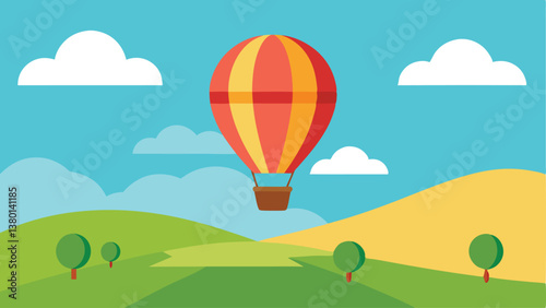 hot air balloon in sky