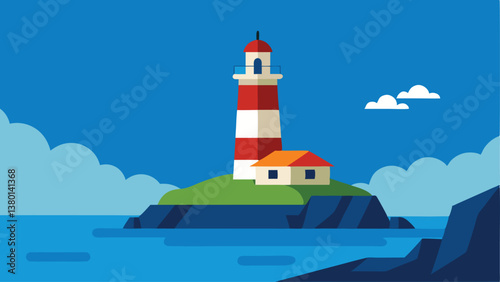 lighthouse on the island