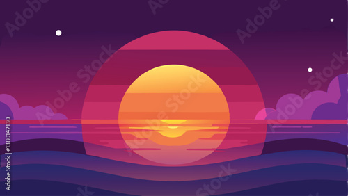 sunrise over the sea