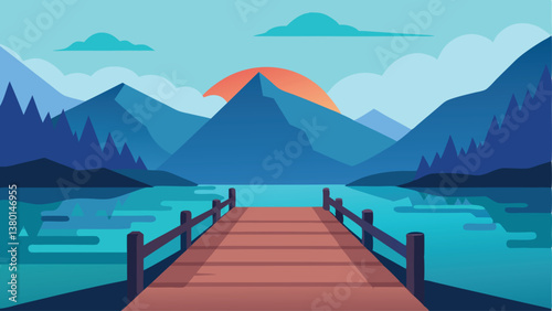 lake in the mountains