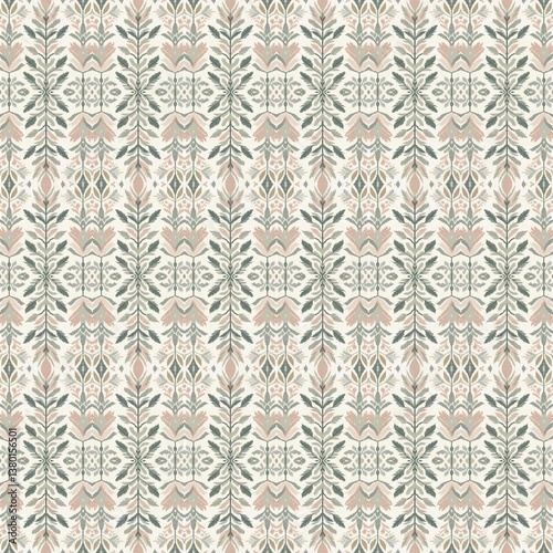 Seamless Ikat Print Pattern – Textile and Fashion Design for Trendy Fabrics