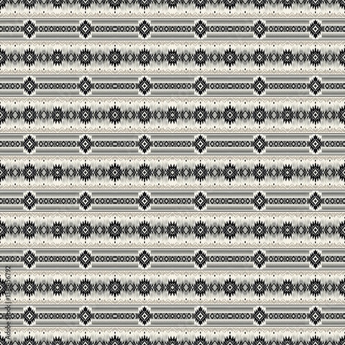 Seamless Ikat Print Pattern – Textile and Fashion Design for Trendy Fabrics