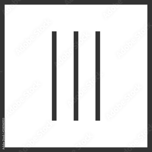 Line Drying Laundry Care Symbol Icon