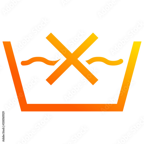 Do Not Wash Icon