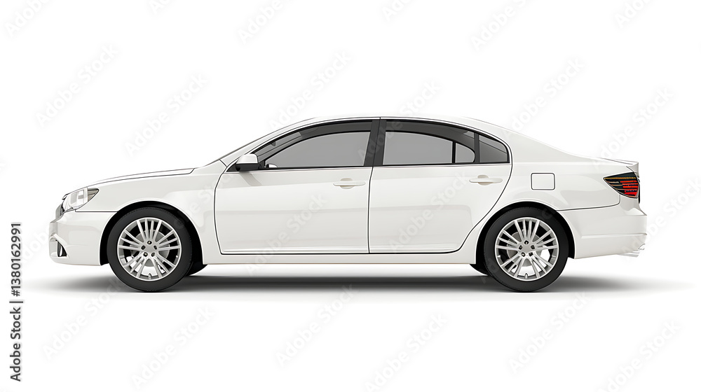 Fototapeta premium car isolated on white background