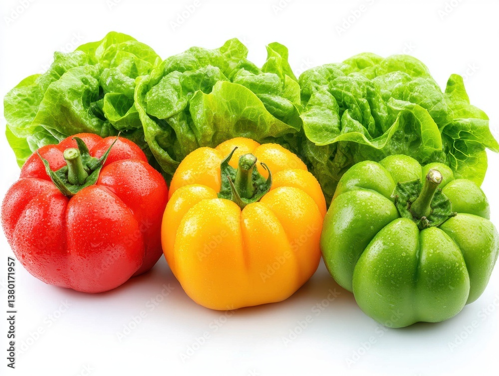 Ultra-detailed close-up of a variety of fresh vegetables showcasing their vibrant colors and textures for culinary art Ultra-detailed close-up of a variety of fresh vegetables showcasing their vibrant colors and textures for culinary art
