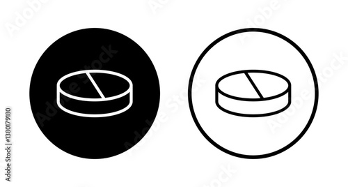 Pills icon logo design. capsule icon. Drug sign and symbol