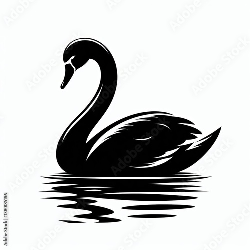 Minimalist Wildlife Illustration Featuring Bird Silhouettes