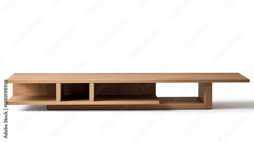 A wooden table with a shelf on top of it A wooden table with a shelf on top of it