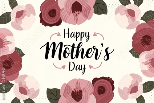 Celebrate Mother's Day with Heartfelt Wishes and Beautiful Floral Designs - Express Your Love and Gratitude with a Thoughtful Card Featuring Elegant Daisies and a Touching Message for the Special Occa