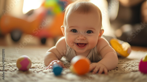 Interest baby emotion - Babies are often drawn to movement. Capture their gaze as they track a moving object, whether it's a toy, a pet, or a person.