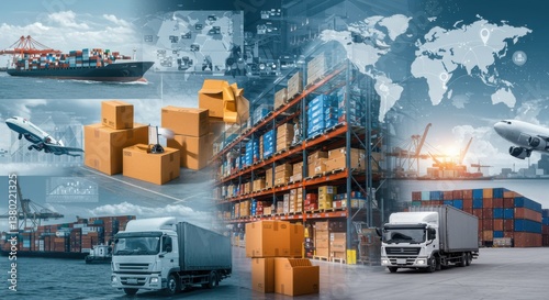 Logistics and Supply Chain Business Collage
