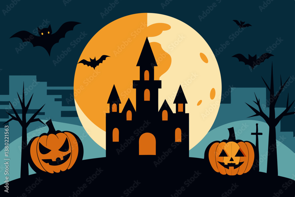 halloween background with pumpkins halloween background with pumpkins