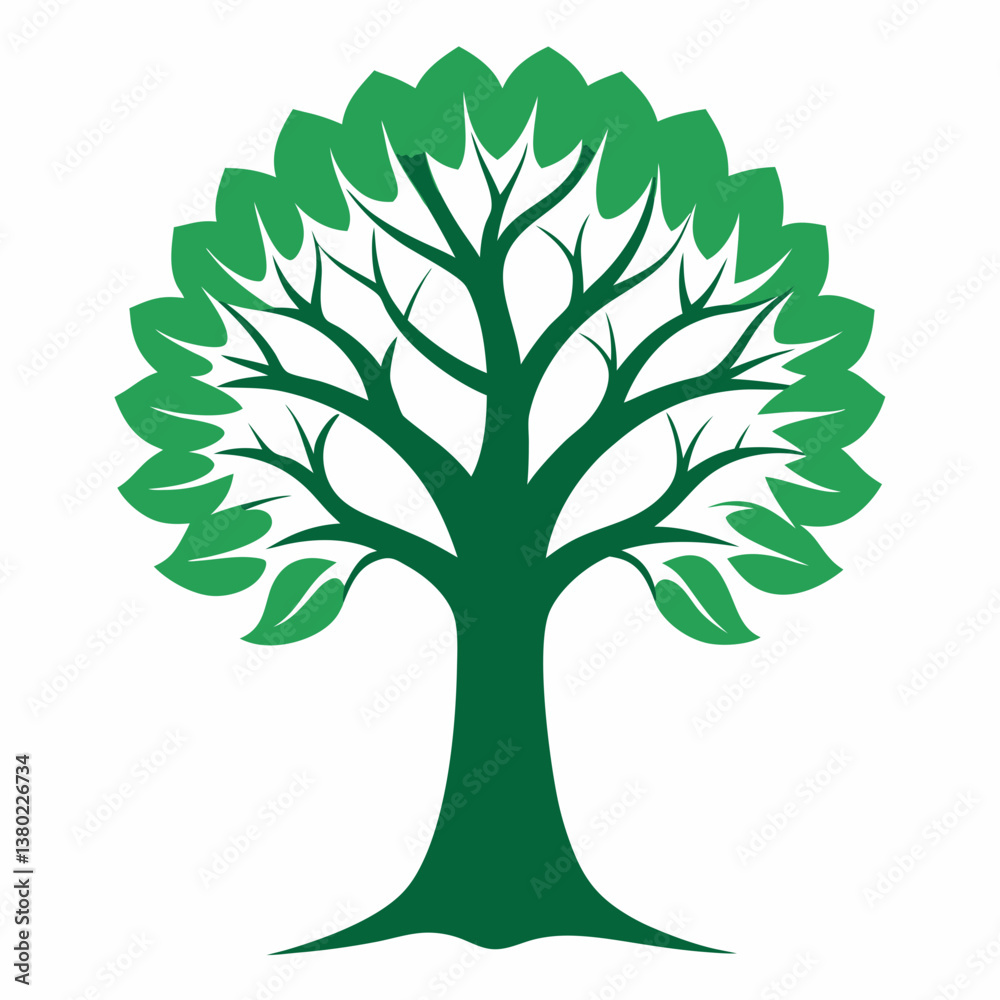 Obraz premium tree vector
