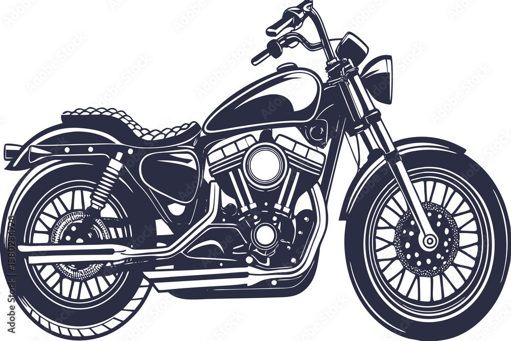 Obraz premium motorcycle vector icon