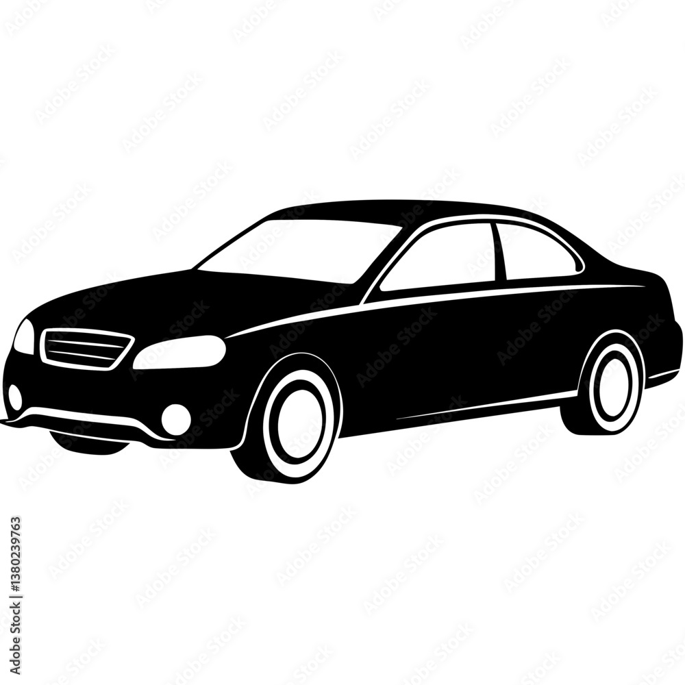 Obraz premium car vector icon