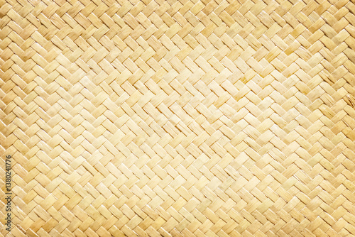 Seamless pattern, realistic texture of reeds, woven reed basket texture for design.