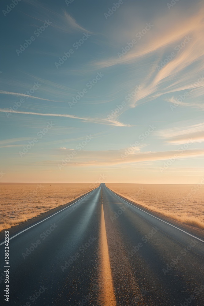 Fototapeta premium the road to desert