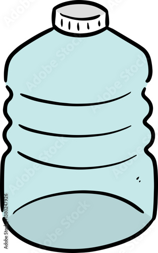 Illustration of water gallon
