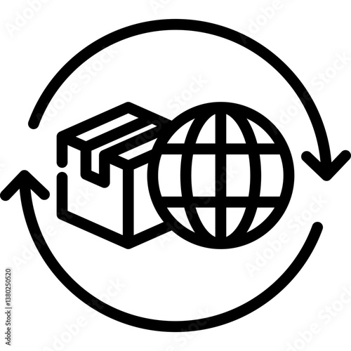 Worldwide Shipping Icon