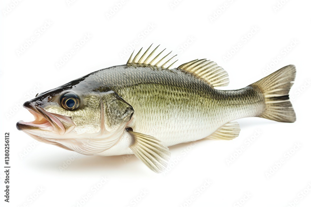 Fototapeta premium A detailed studio shot of a fish with various visible details
