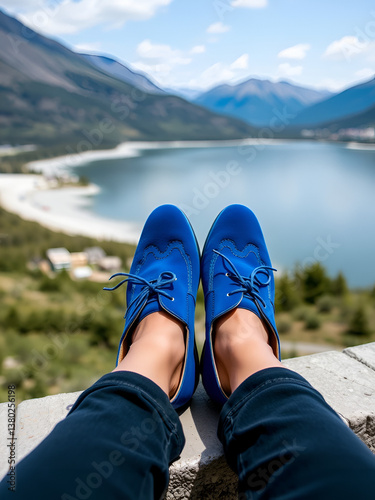 Blue suede shoes