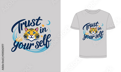 Now Happy Typography T-Shirt Design