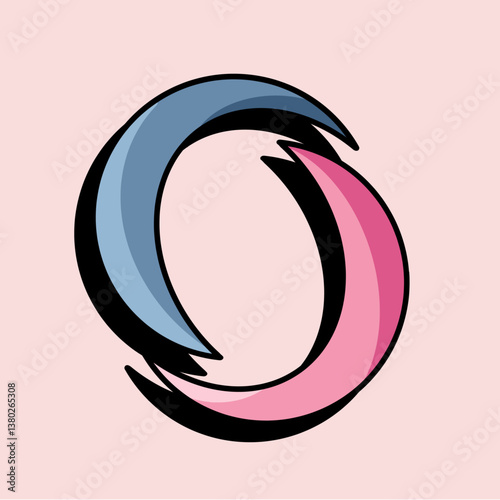 Pastel Abstract Swirl Illustration