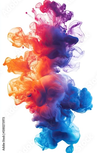 Vibrant, Abstract Ink Blotting