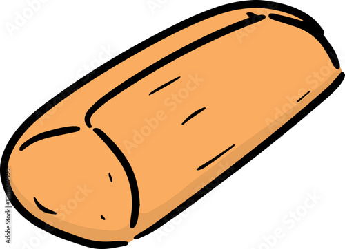 Illustration of spring roll
