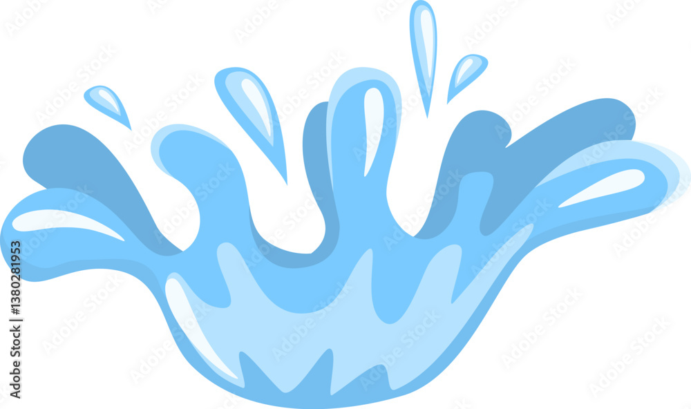 water splash drops simple hand drawing element water splash drops simple hand drawing element