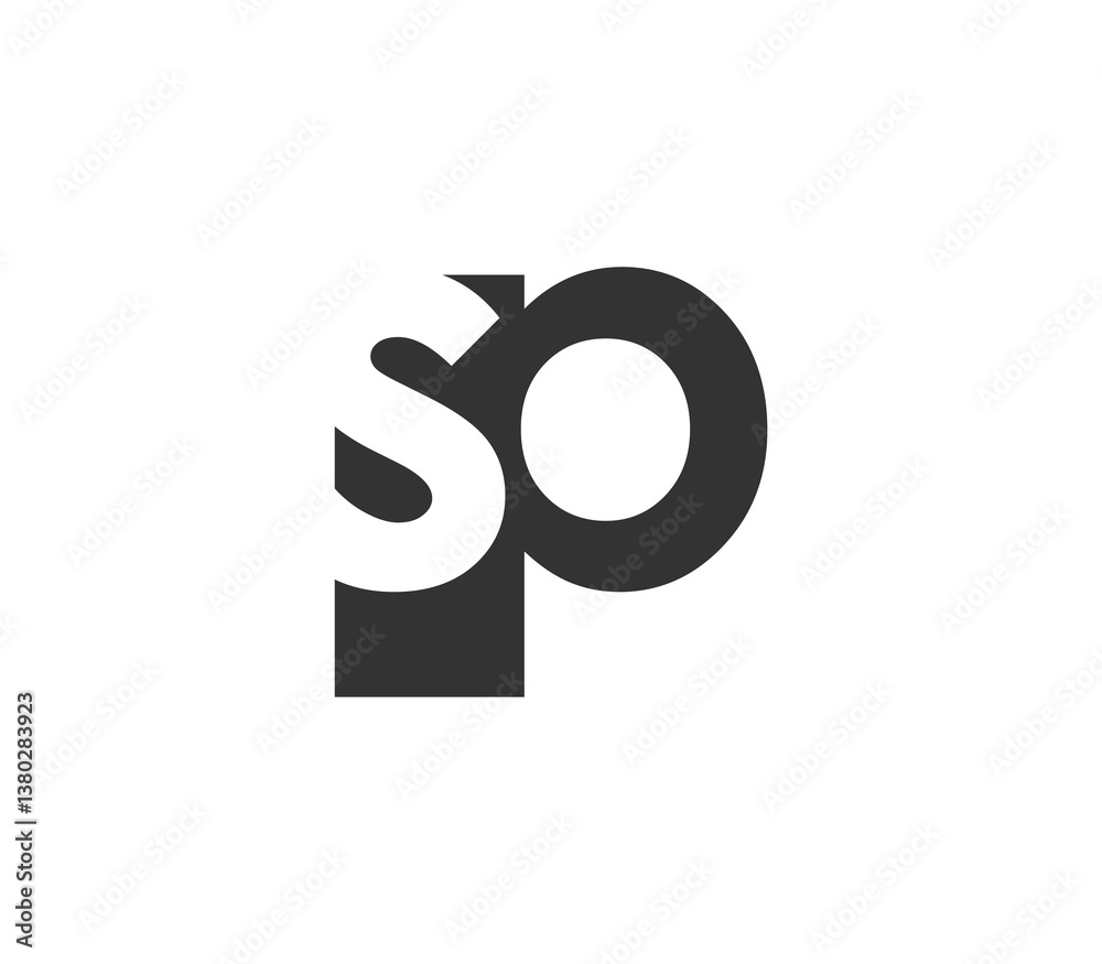 SP creative geometric initial based modern and minimal logo. Letter s p trendy fonts. SP creative geometric initial based modern and minimal logo. Letter s p trendy fonts.
