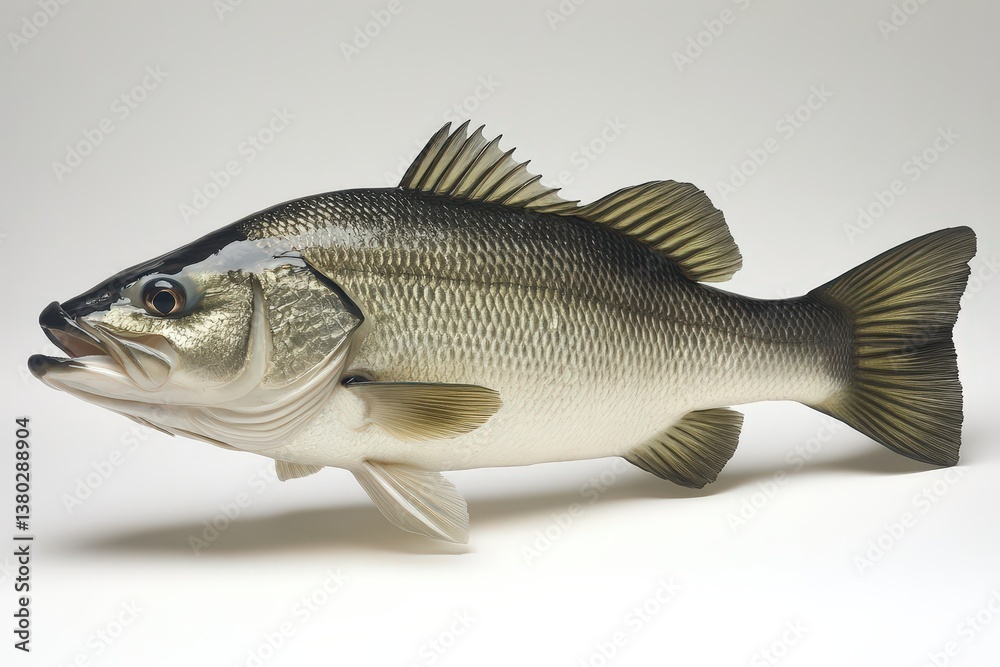 Fototapeta premium A detailed image of a freshwater fish with visible scales