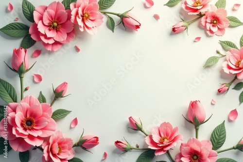 Subtle floral pattern on a soft surface, seamlessly repeating , repeat, light, print