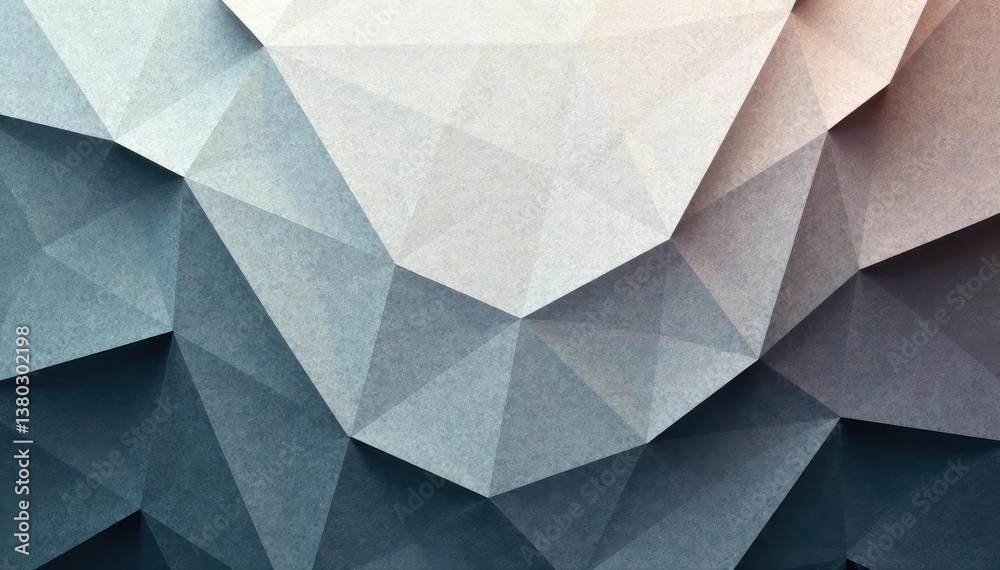 Fototapeta premium Subtle grayscale pattern with overlapping geometric forms , intersection, digital art, graphic design