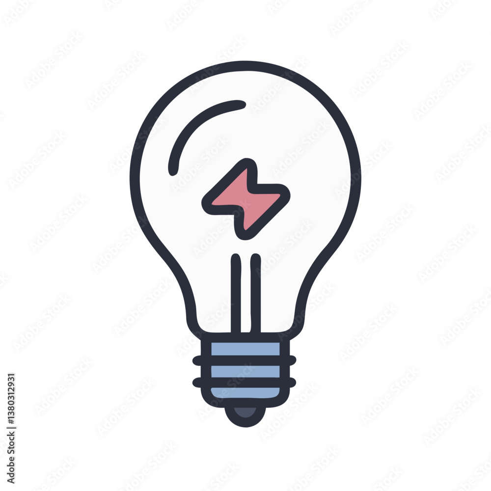 Innovative Idea Light Bulb Icon Creative Solution Symbol for Inspiration, Innovation, and Problem Solving Innovative Idea Light Bulb Icon Creative Solution Symbol for Inspiration, Innovation, and Problem Solving