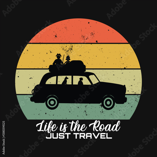 Retro Travel T shirt 
