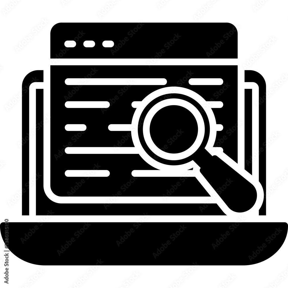Search Data Icon Search Data Icon