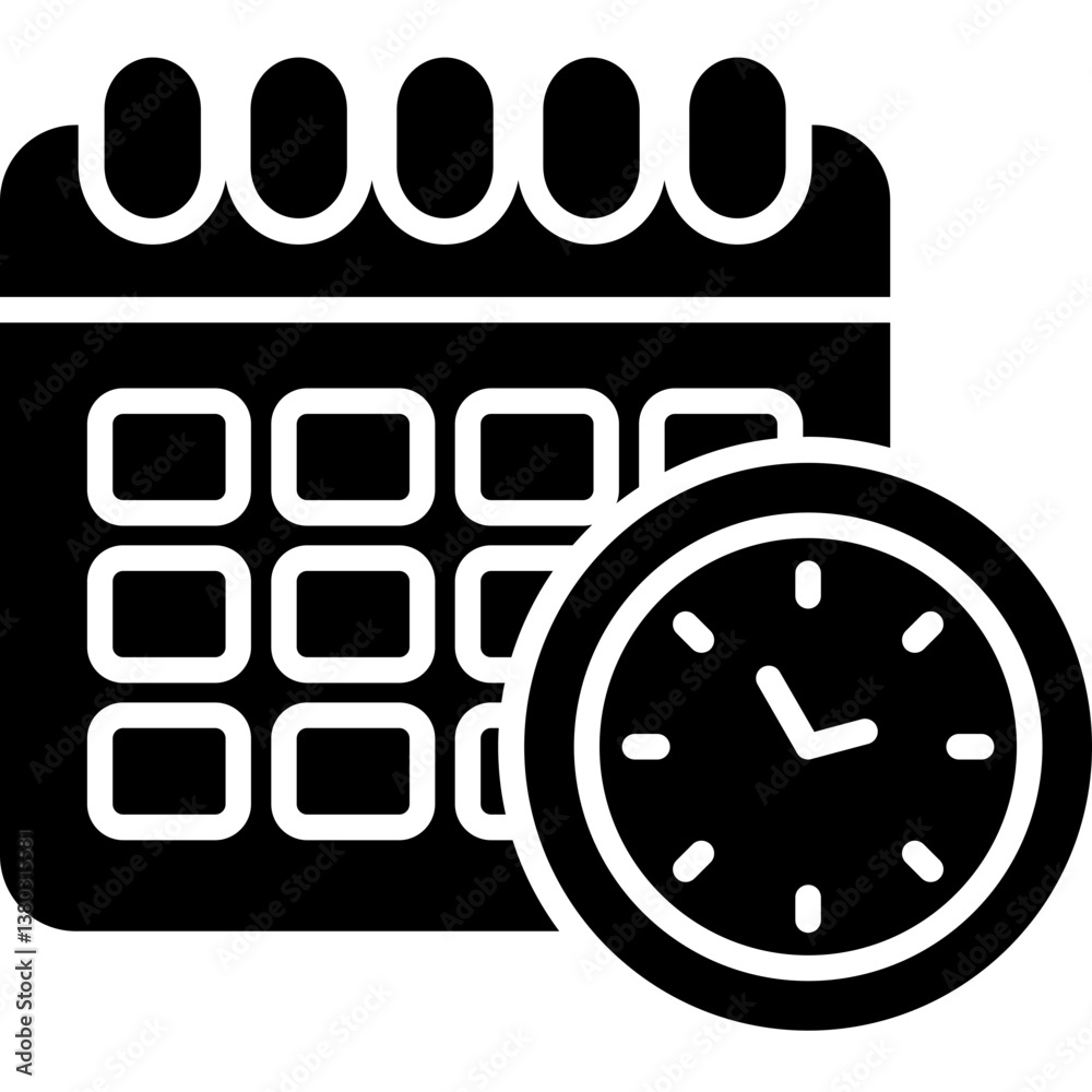 Obraz premium Deadline Icon