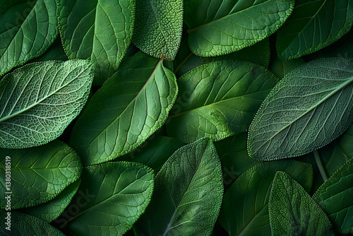 green leaves background