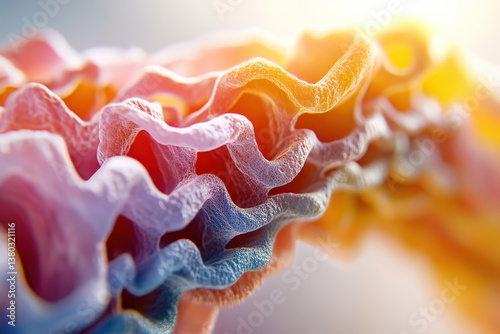 Abstract Colorful Wavy Pattern 