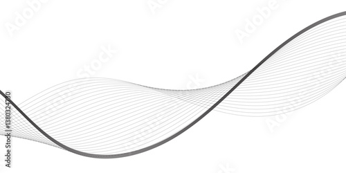 Abstract wave elements. Seamless wave pattern. Wavy curve line art striped graphic . Digital energy waves technology concept. Modern backdrop design for business