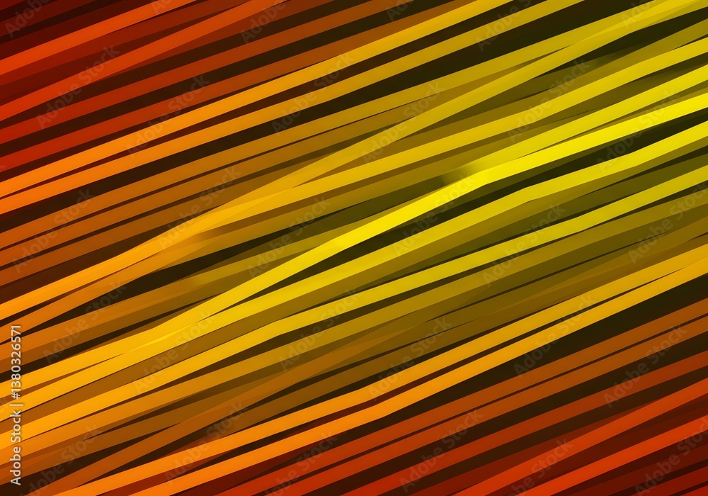 Obraz premium Abstract Gradient Diagonal Lines Background, Orange, Yellow, Black, Modern Geometric Wallpaper.