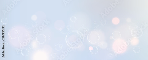Soap bubbles background